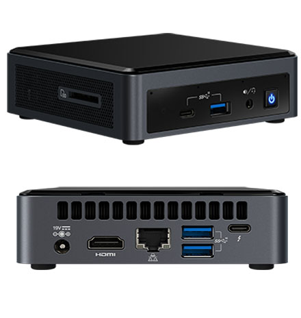 Intel NUC10i7FNKN (Intel Core i7-10710U up to 4,70GHz,  1x HDMI, 5x USB 3.1, Thunderbolt, <b>no audio</b>)