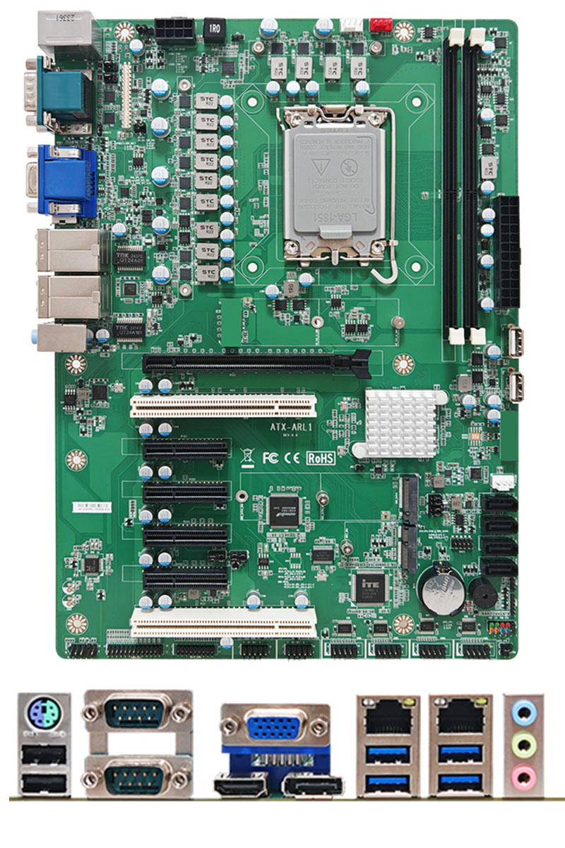 Jetway ATX-ARL1-H810 ATX (Intel H810 Chipset, Socket LGA1851, Arrow Lake-S, 1 x VGA, 1 x HDMI, 1 x DP)