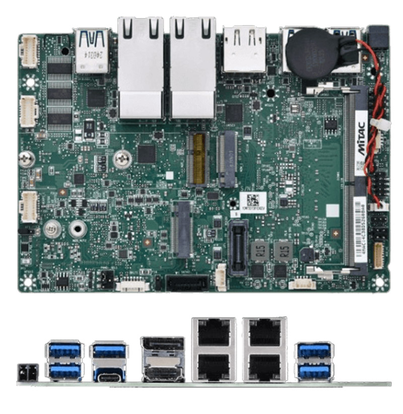 Mitac PD10MTS-<b>125U</b> 3.5-SBC (Intel Core Ultra 5 125U, 4x i226-LM LAN, 8-26VDC) <b>[FANLESS]</b>